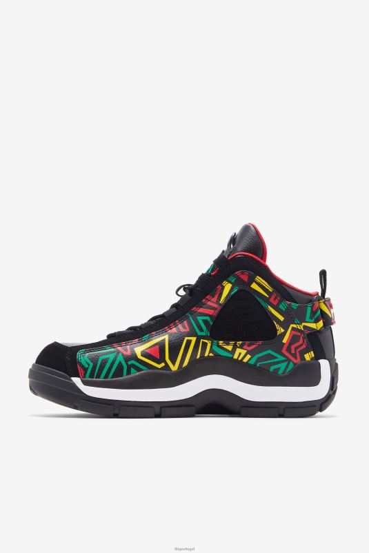 PPH0J100 preto/jujuba/limão FILA fila masculino preto/jelly bean/lemon grant hill 2