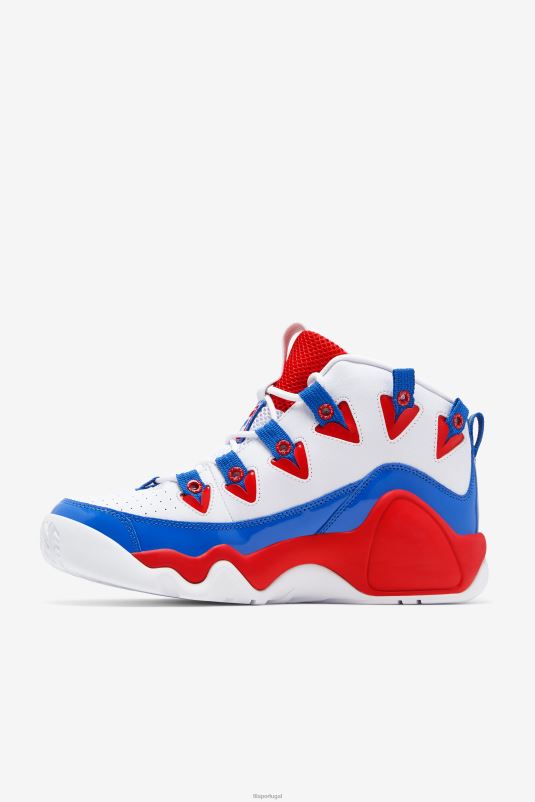 PPH0J103 branco/vermelho/azul FILA fila grant hill 1 masculino branco/vermelho/azul