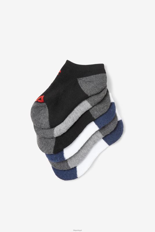 PPH0J1068 multi FILA meia infantil acolchoada no show fila pacote com 10