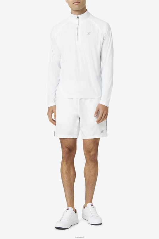 PPH0J1116 branco FILA fila pickleball branco 1/4 zip
