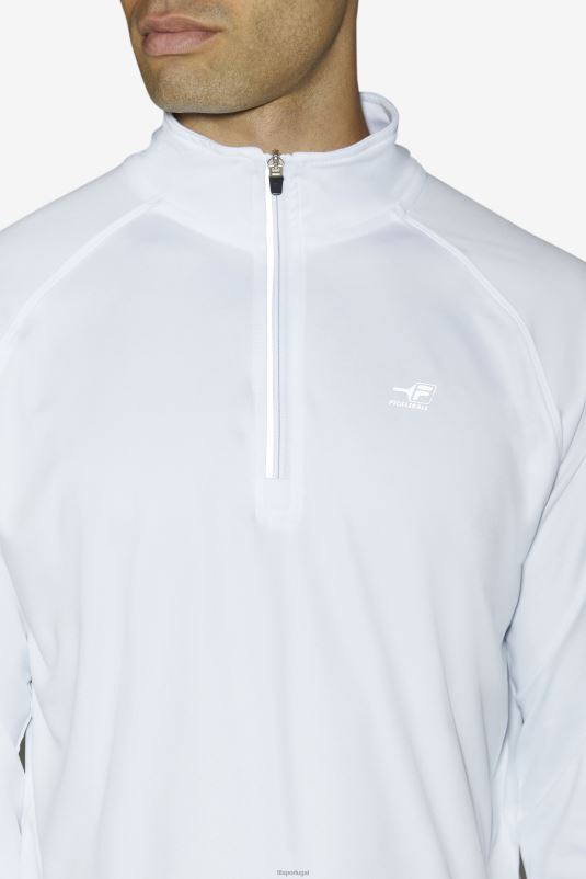 PPH0J1116 branco FILA fila pickleball branco 1/4 zip