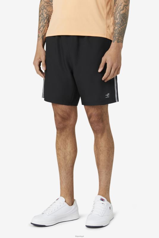 PPH0J1119 preto FILA short fila pickleball preto