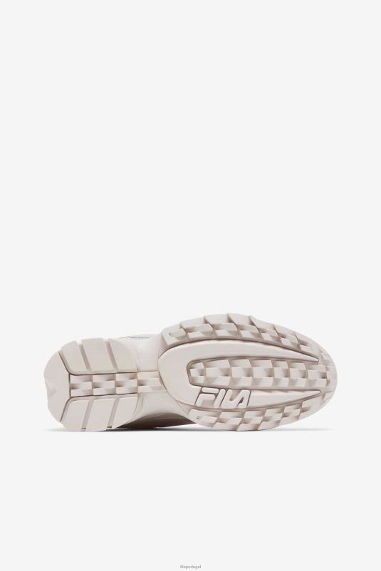PPH0J1143 cinza prateado/areia branca FILA fila disruptor 2 premium feminino cinza prata/areia branca