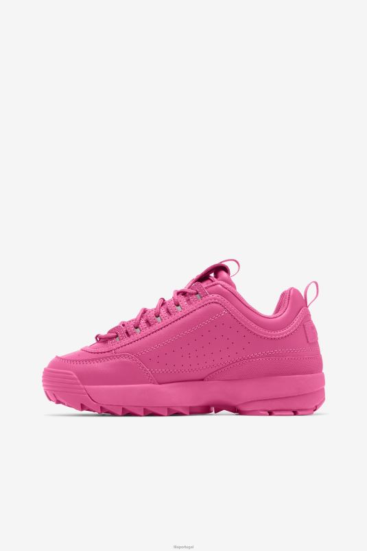PPH0J1145 rosa fúcsia FILA disruptor 2 premium feminino fila rosa