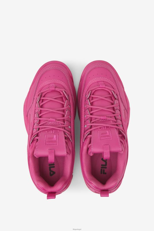 PPH0J1145 rosa fúcsia FILA disruptor 2 premium feminino fila rosa