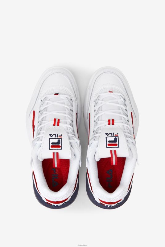 PPH0J1170 branco/vermelho/marinho FILA disruptor 2 exp fila branco/vermelho/marinho feminino