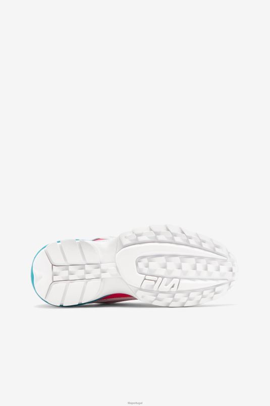 PPH0J1172 branco/rosa diva/azul FILA disruptor 2 exp fila branco/diva rosa/azul feminino