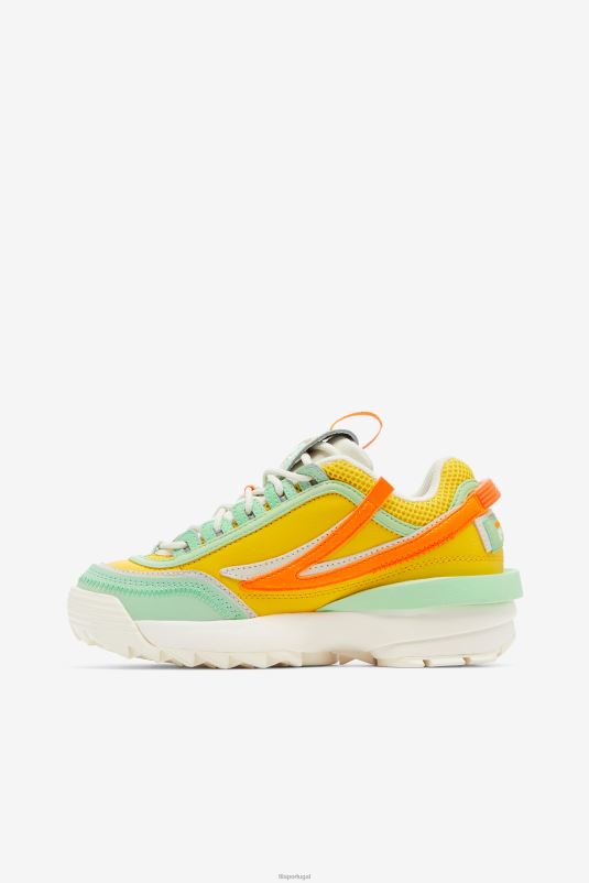 PPH0J1175 limão/cinza verde/laranja FILA disruptor 2 exp feminino fila limão/verde cinza/laranja