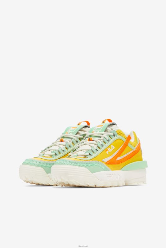 PPH0J1175 limão/cinza verde/laranja FILA disruptor 2 exp feminino fila limão/verde cinza/laranja