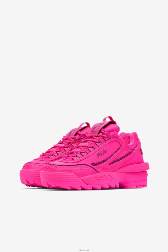 PPH0J1178 rosa glo/festival fúcsia FILA disruptor 2 exp fila pink glo/festival fuchsia feminino