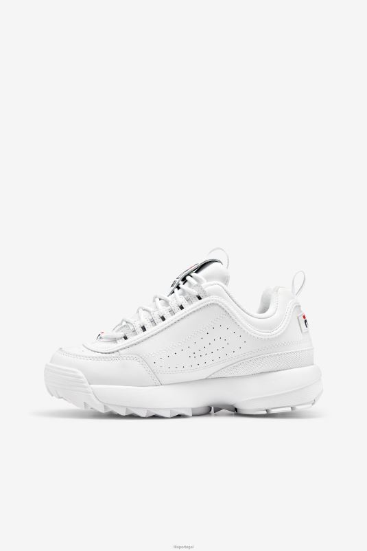 PPH0J1190 branco/marinho/vermelho FILA disruptor 2 premium fila feminino branco/marinho/vermelho