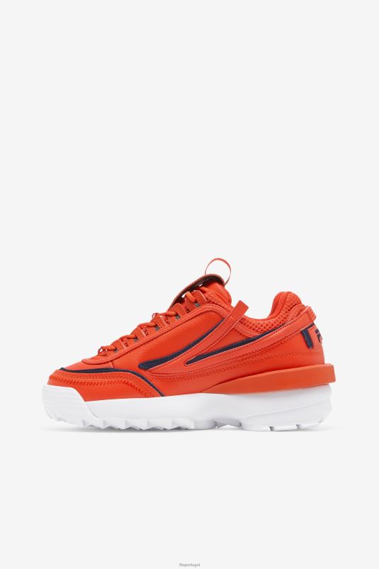 PPH0J1196 orangecom/navy/white FILA disruptor 2 exp feminino fila orangecom/navy/white