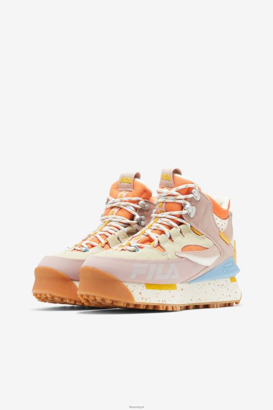 PPH0J1205 laranja/cinza/branco FILA renno multi trekking feminino fila laranja/cinza/branco