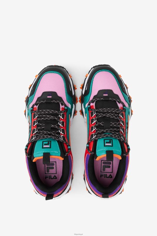 PPH0J1250 cerâmica/roxo/preto FILA oakmont tr fila feminino cerâmica/roxo/preto