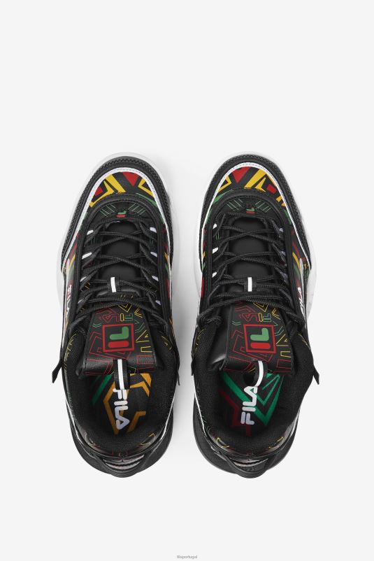 PPH0J1252 preto/jujuba/limão FILA fila disruptor 2 exp feminino preto/jelly bean/limão