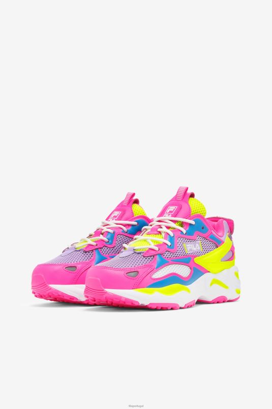 PPH0J1254 pétala de açafrão/rosa/amarelo FILA pétala de açafrão/rosa/amarelo ray tracer apex fila feminino
