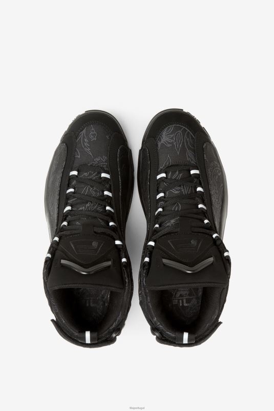 PPH0J1266 preto FILA fila grant hill 2 floral jacquard feminino preto