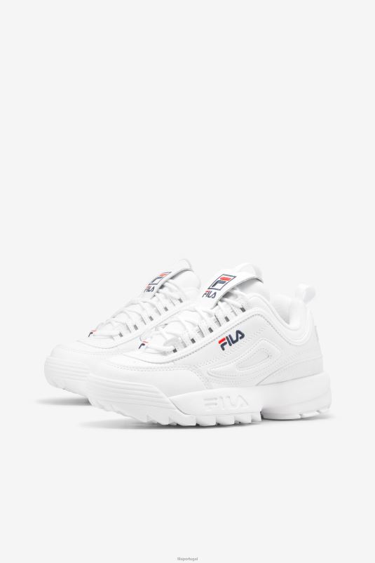 PPH0J127 branco/marinho/vermelho FILA fila disruptor 2 masculino branco/marinho/vermelho