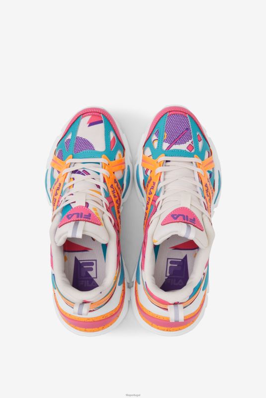 PPH0J1270 gardênia/azul/goma de mascar FILA fila gardenia/azul/bubblegum feminino eletrove 2