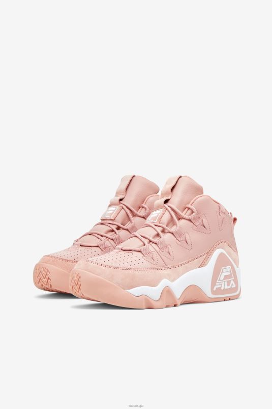 PPH0J1279 pêssego/branco FILA fila grant hill 1 feminino pêssego/branco