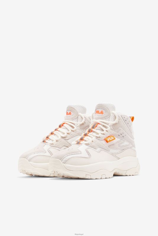 PPH0J1282 gardênia/laranja FILA bota ranger feminina fila gardenia/laranja