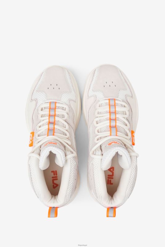 PPH0J1282 gardênia/laranja FILA bota ranger feminina fila gardenia/laranja