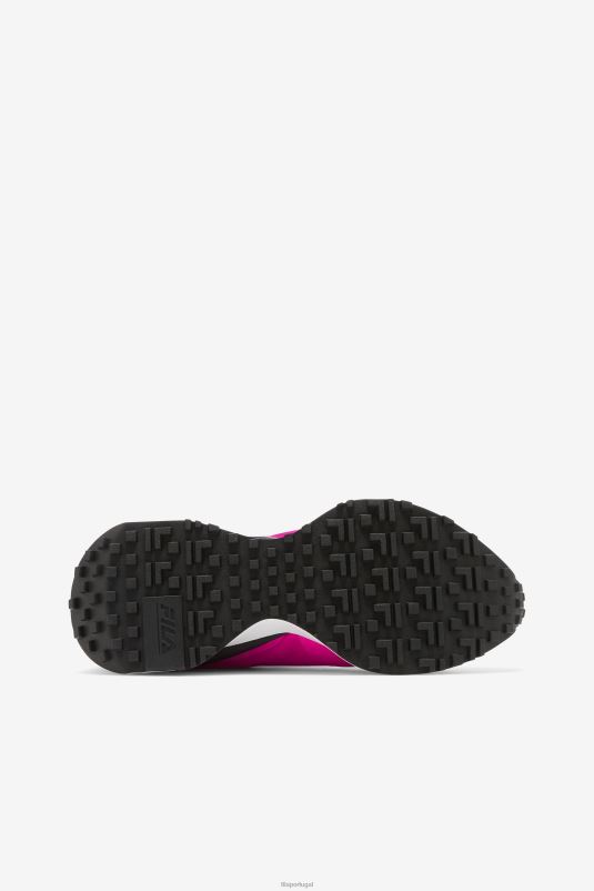 PPH0J1285 brilho rosa/preto/branco FILA fila feminino space runner rosa brilho/preto/branco