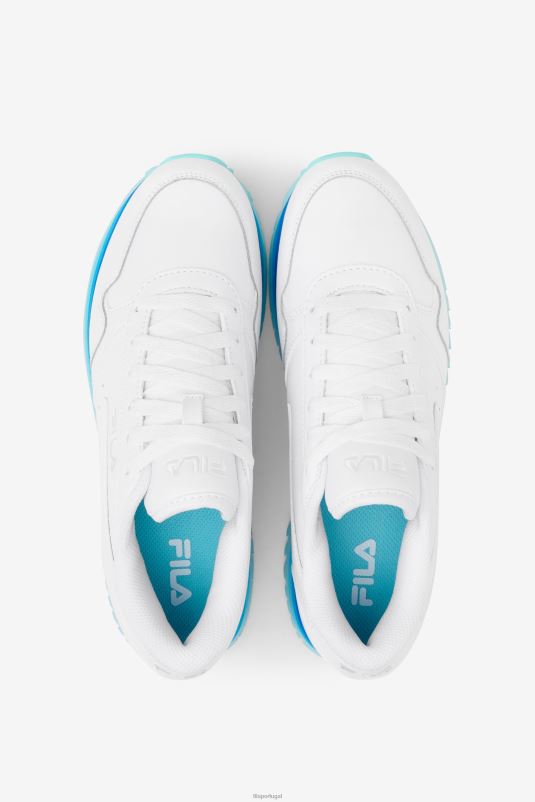 PPH0J1296 branco/marinho/azul aruba FILA fila orbit stripe feminino branco/marinho/azul aruba