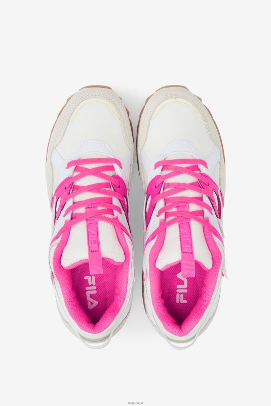 PPH0J1303 branco/rosa/branco FILA sandenal fila feminino orbit branco/rosa/branco