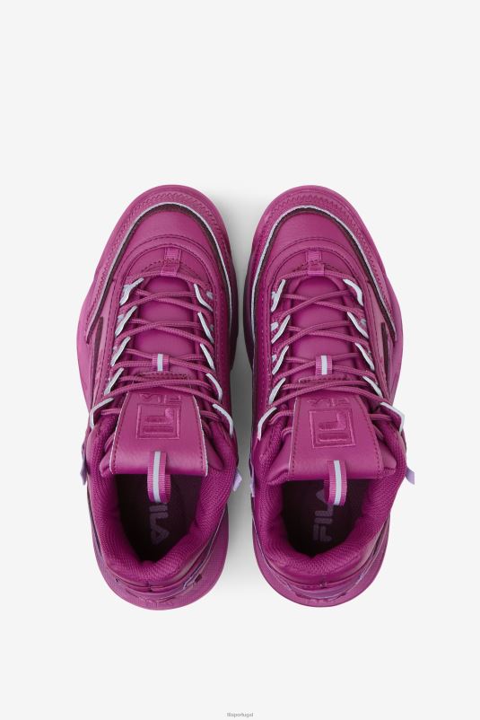 PPH0J1305 vinho tinto/uva FILA fila rouge/grape wine feminino disruptor 2 exp