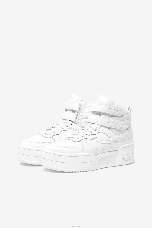 PPH0J1308 branco/rosa glo FILA fila levantada f-14 feminino glo branco/rosa