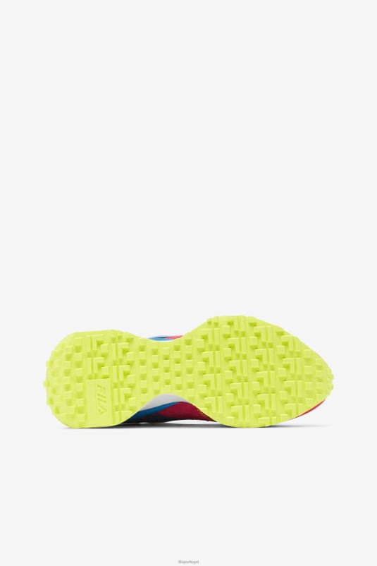 PPH0J1312 rosa diva/azul mykonos/amarelo FILA fila diva rosa/mykonos azul/amarelo feminino renno n-generação