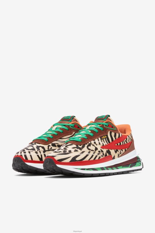 PPH0J132 sequóia/vermelho/pérola FILA sequoia/vermelho/seedpearl masculino renno animal fila