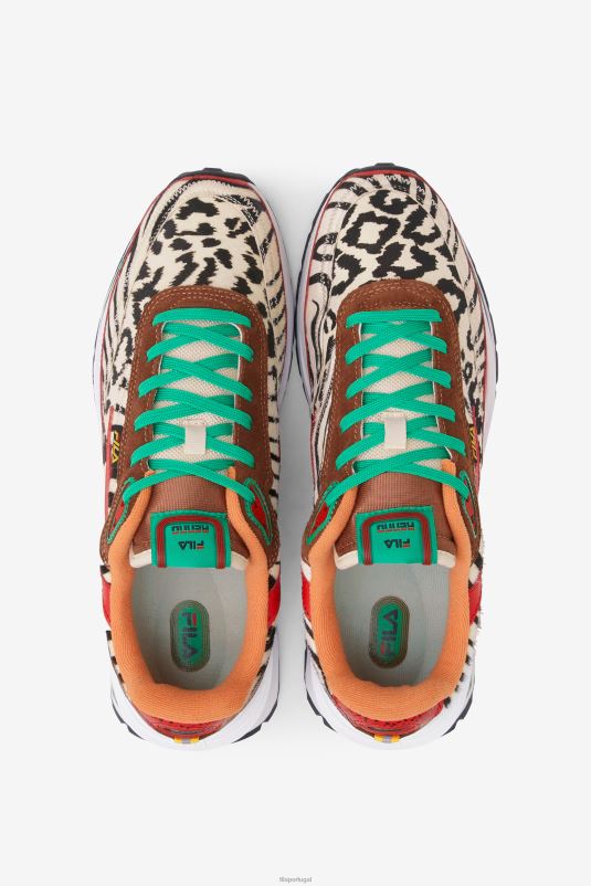 PPH0J132 sequóia/vermelho/pérola FILA sequoia/vermelho/seedpearl masculino renno animal fila