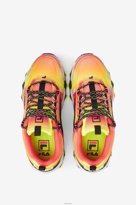 PPH0J1323 diva rosa/amarelo/preto FILA diva rosa/amarelo/preto fila oakmont tr feminino