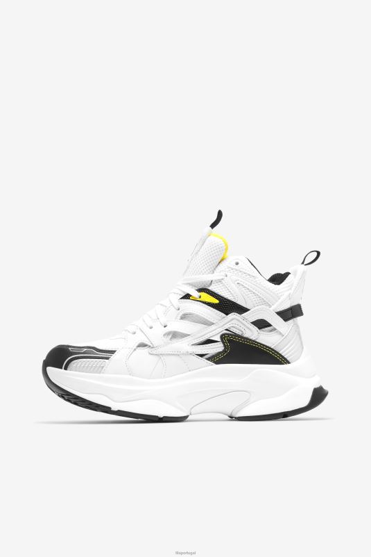 PPH0J1333 tônica branca/preta/limão FILA fila feminino hallasan mid premium branco/preto/limão tônico