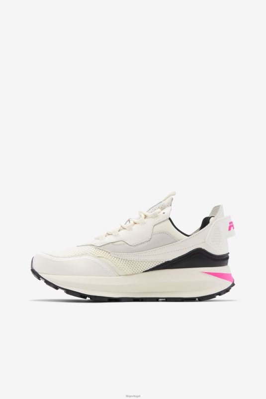 PPH0J1334 branco/rosa glo/preto FILA r1 runner x barneys fila feminino branco/rosa glo/preto