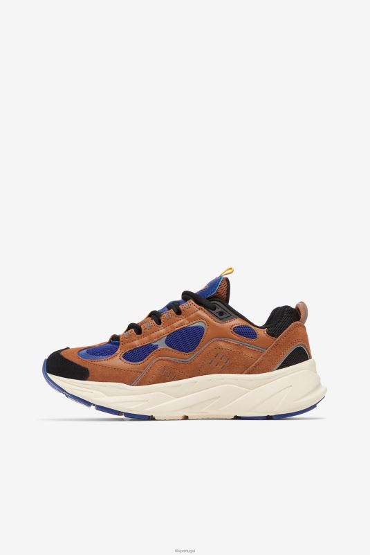 PPH0J1335 marrom bombaim/azul/cru FILA bombay marrom/azul/cru fila trigate feminino