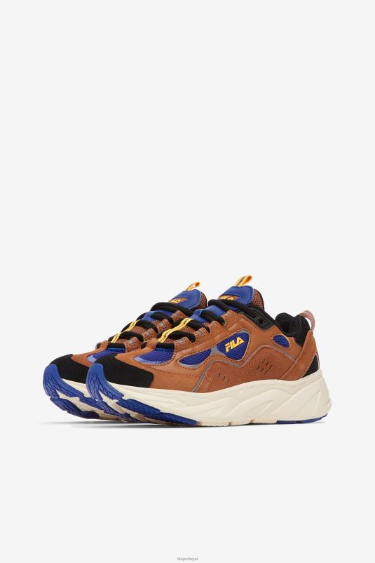PPH0J1335 marrom bombaim/azul/cru FILA bombay marrom/azul/cru fila trigate feminino