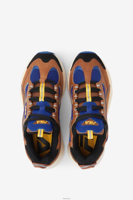 PPH0J1335 marrom bombaim/azul/cru FILA bombay marrom/azul/cru fila trigate feminino