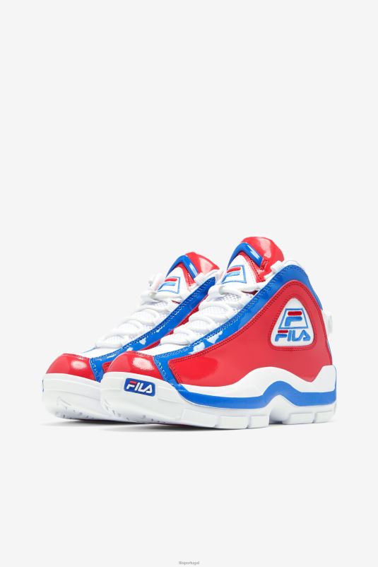 PPH0J1340 branco/vermelho/azul FILA feminino grant hill 2 fila branco/vermelho/azul