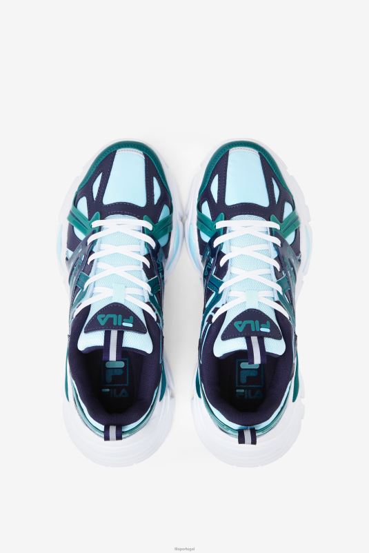 PPH0J1342 brilho azul/lago profundo/marinha FILA fila blue glow/deep lake/navy eletrove 2 feminino