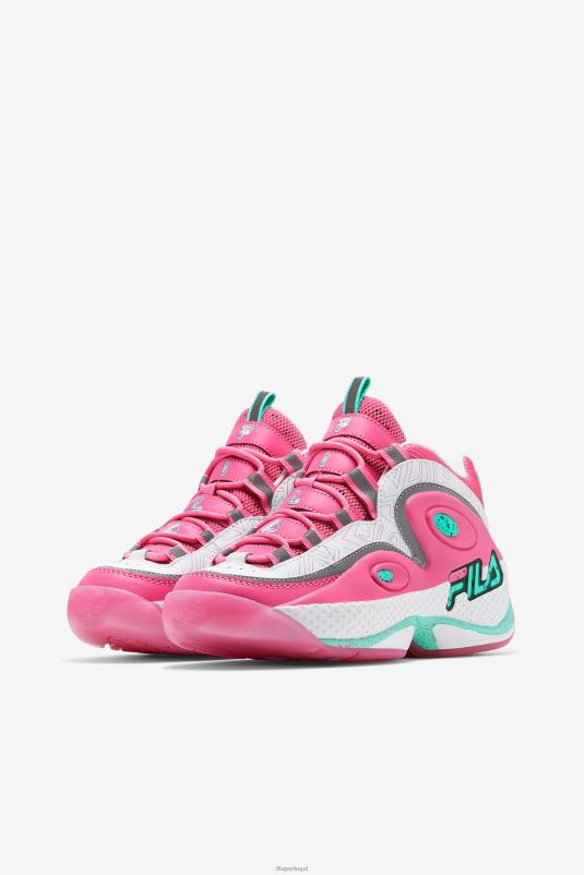 PPH0J1348 branco/rosa/cacatua FILA fila branco/rosa/cacatua feminino grant hill 3