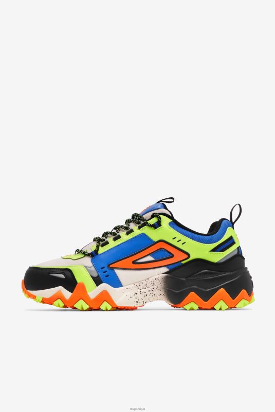 PPH0J138 gardênia/preto/laranja FILA gardênia/preto/laranja masculino oakmont tr fila