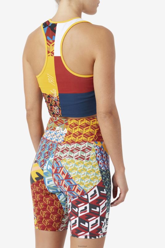 PPH0J1380 amarelo/branco/ruibarbo/oceano FILA amarelo/branco/ruibarbo/oceano zhuri tank fila