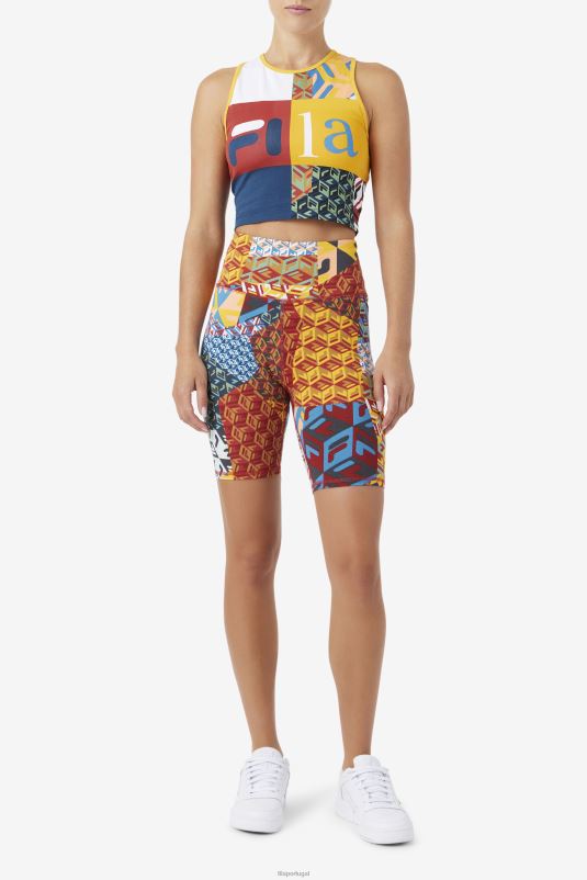 PPH0J1380 amarelo/branco/ruibarbo/oceano FILA amarelo/branco/ruibarbo/oceano zhuri tank fila