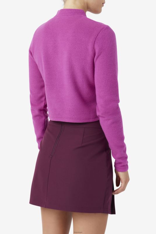 PPH0J1388 vermelho/pot-pourri FILA josie meia zip top fila rouge/potpourri