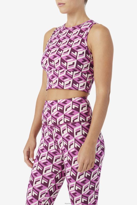 PPH0J1392 rouge/potpourri/vinho de uva FILA rouge/potpourri/vinho de uva emmaline tank fila