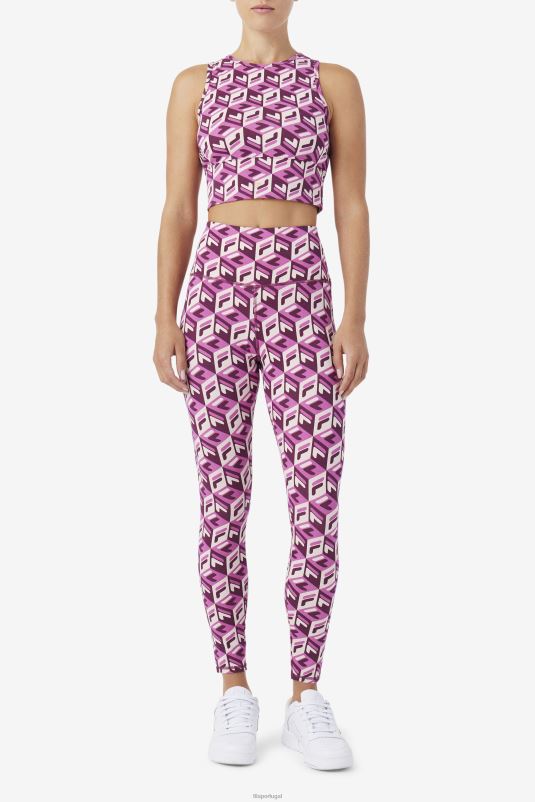 PPH0J1392 rouge/potpourri/vinho de uva FILA rouge/potpourri/vinho de uva emmaline tank fila