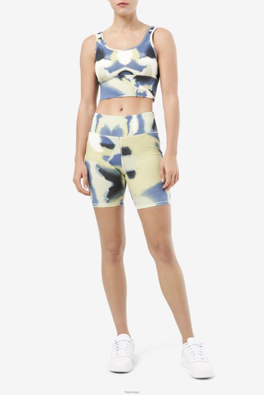 PPH0J1399 impressão de pincelada FILA fila dawn bra top pincelada estampada